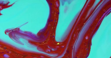 Renkli Soyut Modern Sanat Hareketi Arkaplan 4K 