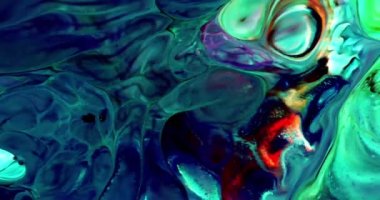 Renkli Soyut Modern Sanat Hareketi Arkaplan 4K 