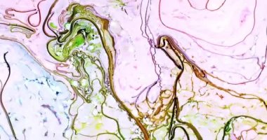 Renkli Soyut Modern Sanat Hareketi Arkaplan 4K 