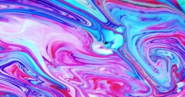 Renkli Soyut Modern Sanat Hareketi Arkaplan 4K 