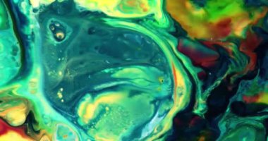 Renkli Soyut Modern Sanat Hareketi Arkaplan 4K 