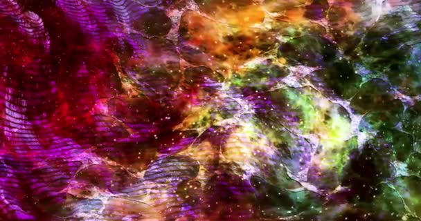 Colorful Abstract Modern Art Motion Background — ストック動画