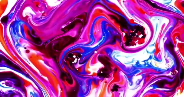 Colorful Abstract Modern Art Motion Background — Stock video