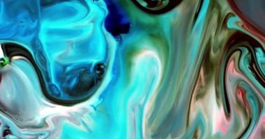 Renkli Soyut Modern Sanat Hareketi Arkaplan 4K 