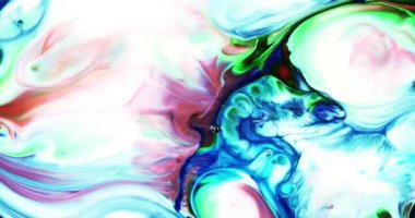 Renkli Soyut Modern Sanat Hareketi Arkaplan 4K 