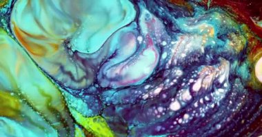 Renkli Soyut Modern Sanat Hareketi Arkaplan 4K 