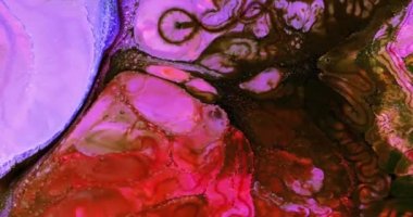 Renkli Soyut Modern Sanat Hareketi Arkaplan 4K 