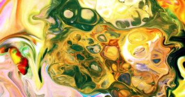 Renkli Soyut Modern Sanat Hareketi Arkaplan 4K 