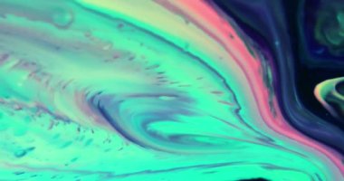 Renkli Soyut Modern Sanat Hareketi Arkaplan 4K 