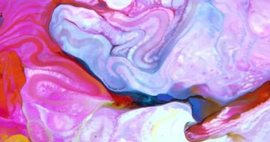 Renkli Soyut Modern Sanat Hareketi Arkaplan 4K 