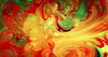 Renkli Soyut Modern Sanat Hareketi Arkaplan 4K 