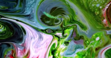 Renkli Soyut Modern Sanat Hareketi Arkaplan 4K 