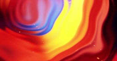 Renkli Soyut Modern Sanat Hareketi Arkaplan 4K 