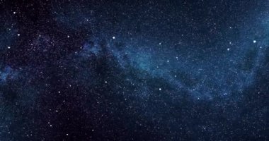 Yıldızlı Uzay Galaksisi Hareketi Arkaplan 4K