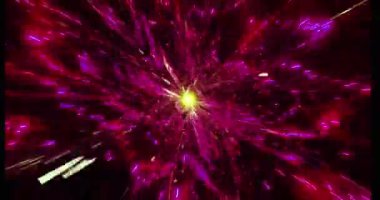 Yıldızlı Uzay Galaksisi Hareketi Arkaplan 4K