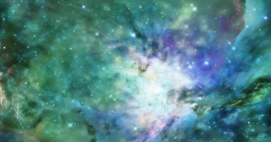 Yıldızlı Uzay Galaksisi Hareketi Arkaplan 4K