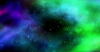 Yıldızlı Uzay Galaksisi Hareketi Arkaplan 4K