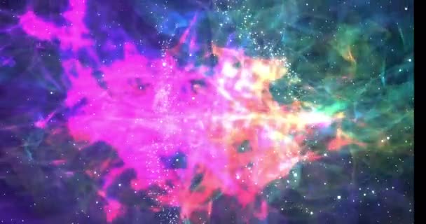 星空空間銀河運動の背景 — ストック動画