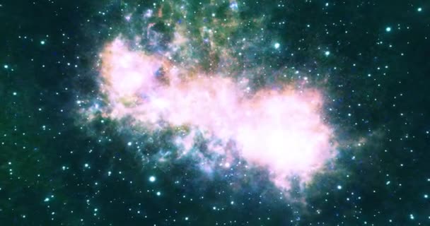 Starry Space Galaxy Motion Background — Αρχείο Βίντεο