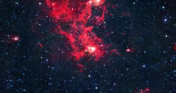 Espaço Estrelado Galaxy Motion Fundo — Vídeo de Stock