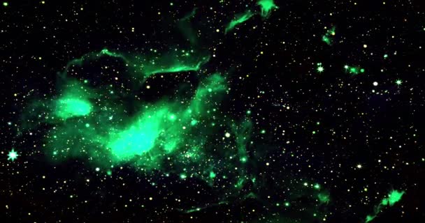 Starry Space Galaxy Motion Bakgrund — Stockvideo