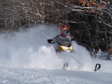 Taze karda off road kar aracı (BRP). 