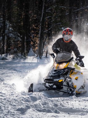 Taze karda off road kar aracı (BRP). 