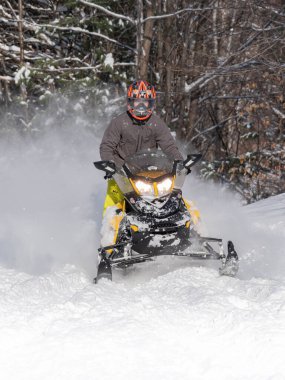 Taze karda off road kar aracı (BRP). 