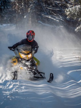 Taze karda off road kar aracı (BRP). 