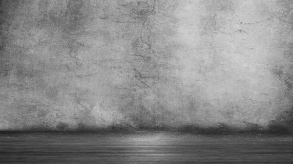 Old Empty Room Concrete Wall Grey Interior Background — Stock Photo, Image