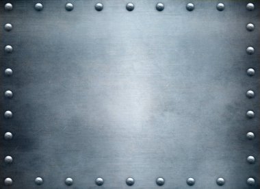 metal plaka dokulu ve perçin çivileri