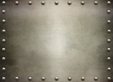 metal plaka dokulu ve perçin çivileri