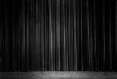 ahşap zemin ile perde