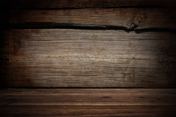 Пустой Деревянный Стол Дизайна — стоковое фото