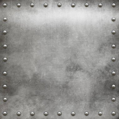 metal plaka dokulu ve perçin çivileri