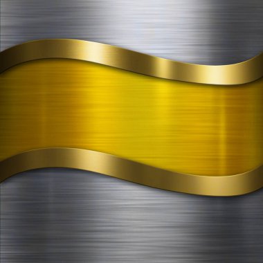 Tasarım için altın metal doku