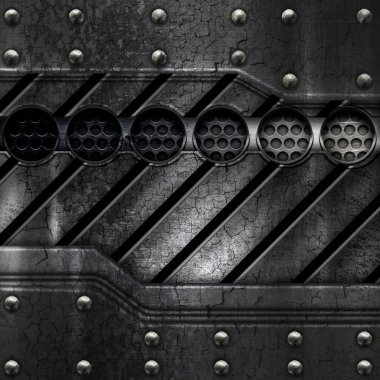 tasarım için grunge metali