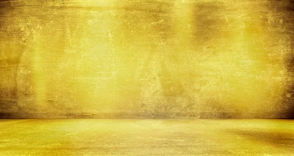 Quarto Vazio Interior Abstrato Fundo Preto Amarelo Textura — Fotografia de Stock