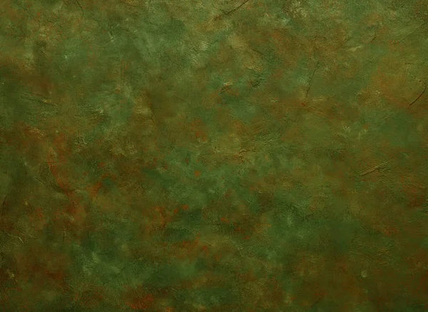 Groene Muur Textuur Ruwe Achtergrond Donkere Betonnen Vloer Oude Grunge — Stockfoto