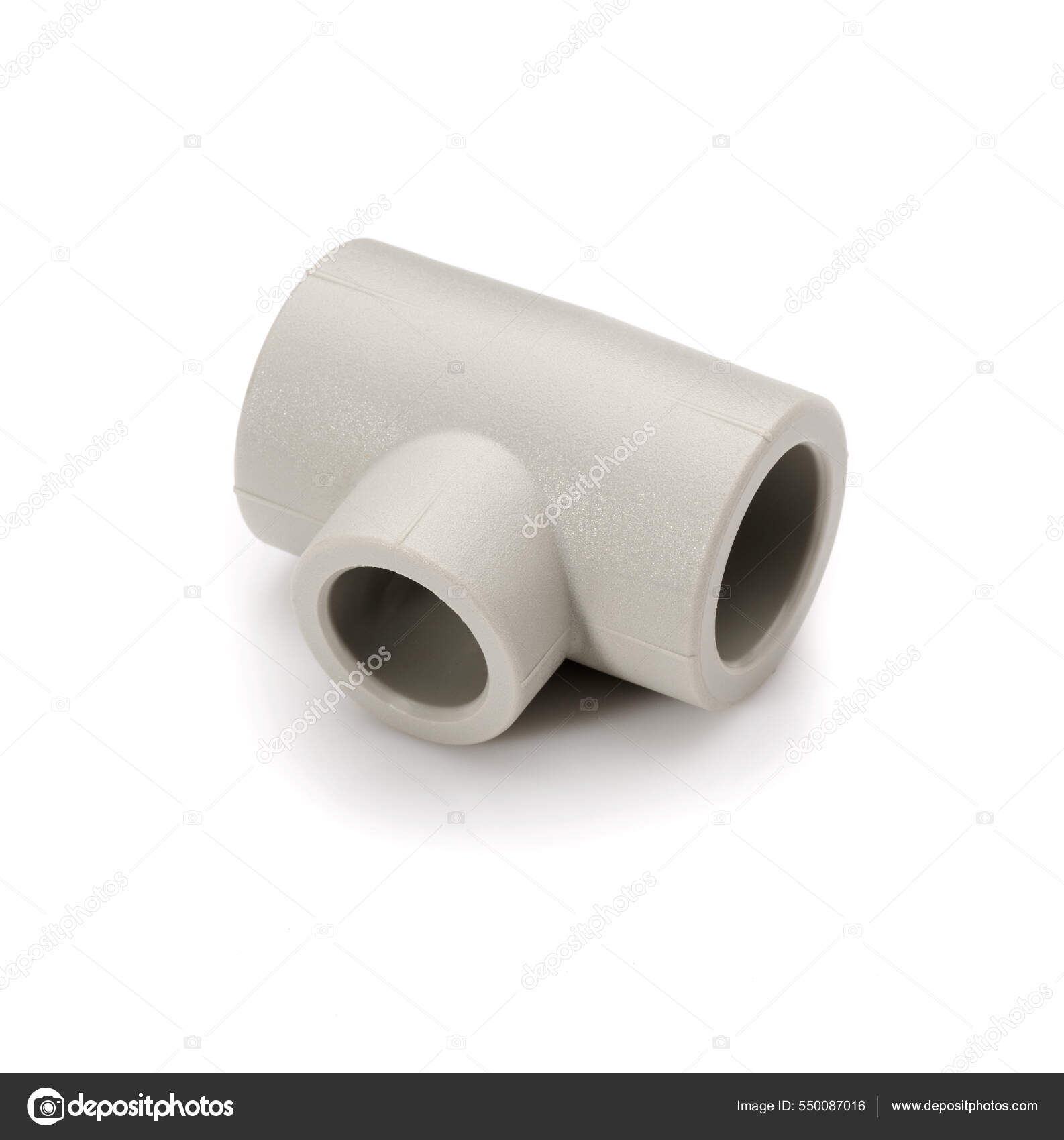 Pvc House Plumbing Drain Pipe Tee Connector Isolated White Background Stock  Photo by ©bestpixwork 550087016