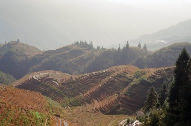 Quiet life in the mountain village