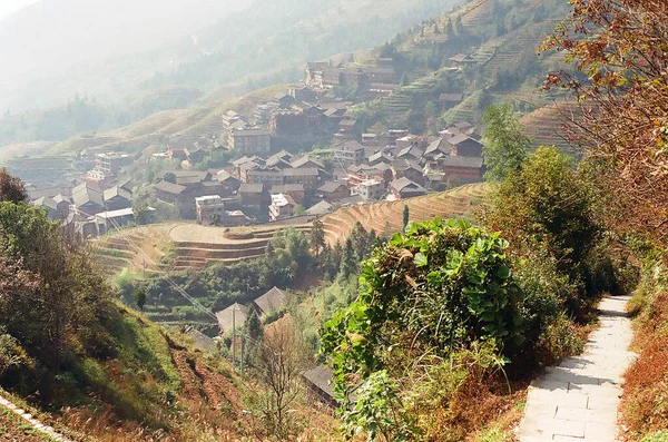 Schöne Landschaft China Reisterrassen — Stockfoto