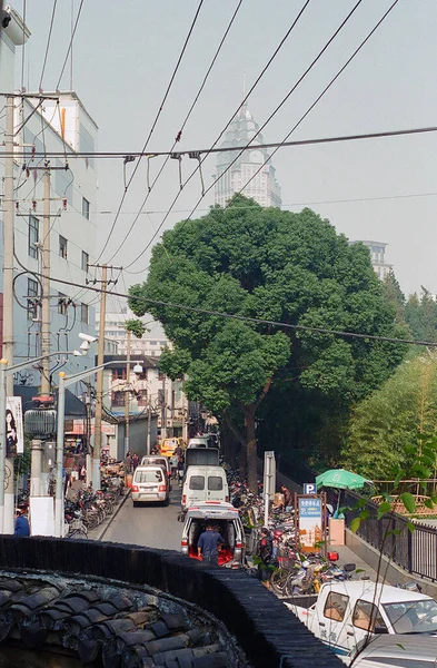 Street Landscape Shanghai — Stock Photo, Image