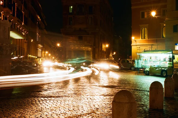 Ночная Улица Городе — стоковое фото