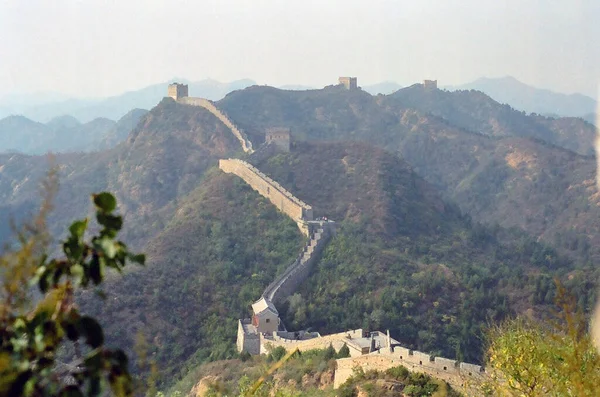 Panorama Van Grote Muur — Stockfoto