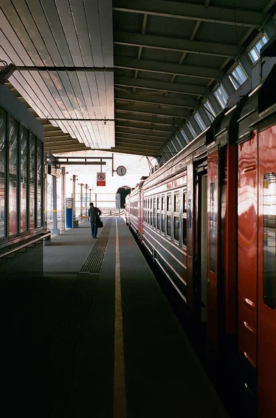 Bahnhof Der Stadt — Stockfoto