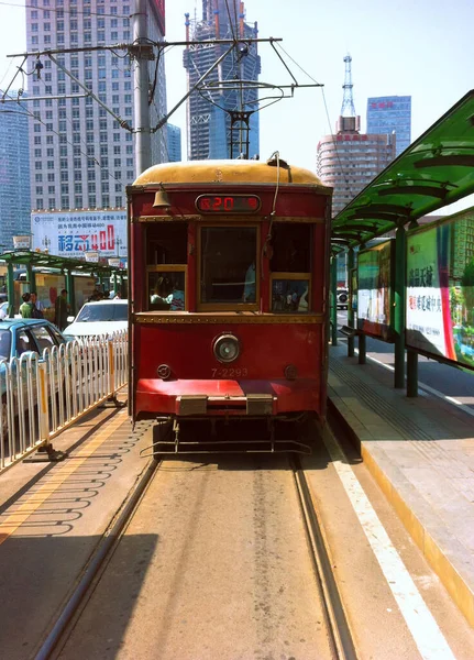 Viejo Tranvía Ciudad —  Fotos de Stock