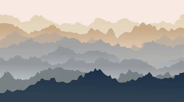 Dağlar illüstrasyon arkaplan grafikleri