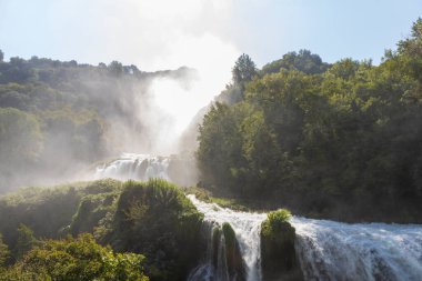 Marmore Falls, Umbria, İtalya. Aşağı Belvedere.