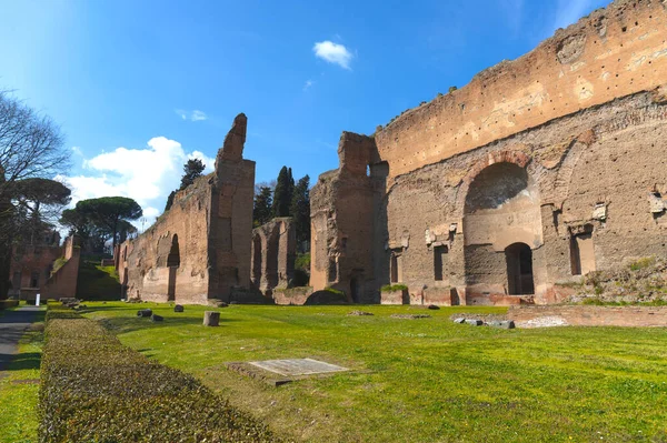 Baños Caracalla Terme Caracalla Centro Histórico Roma — Foto de Stock